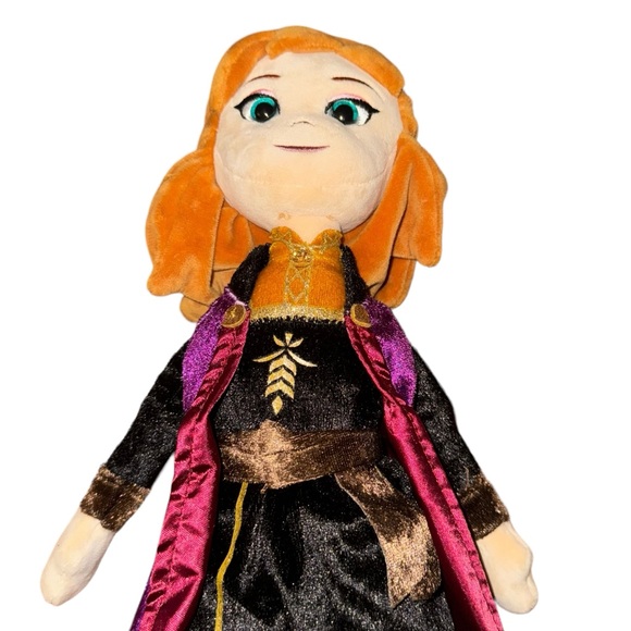 TY Sparkle Disney Frozen Princess Anna Plush Doll 15.5" Inches Beanie Babies - Picture 2 of 5